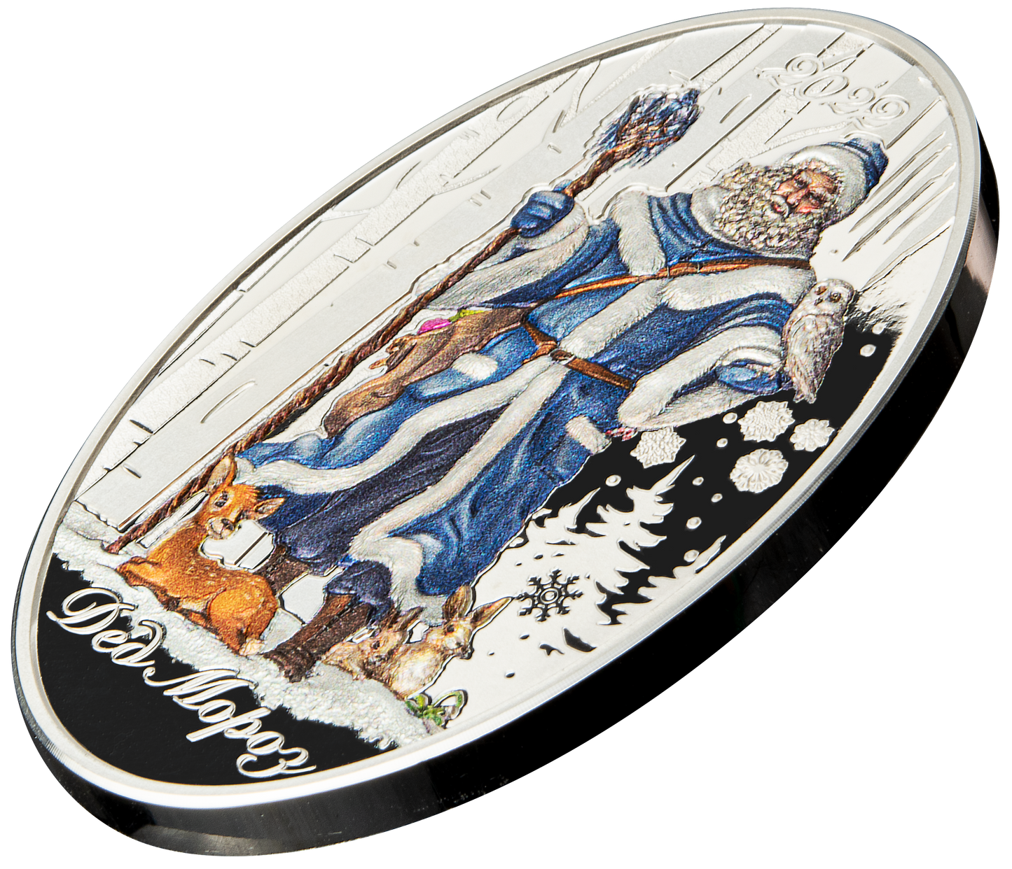 2022 $5 PROOF 1 OZ SILVER "FATHER FROST" MATRYOSHKA DOLL SERIES