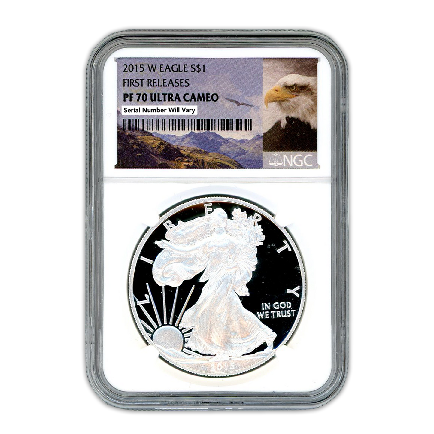 2015 W Silver Eagle - Proof - NGC PF70 Ultra Cameo First Release