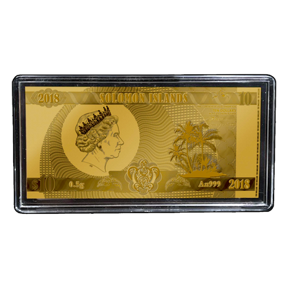 2018 Hanging Gardens of Babylon - Au PL 0.5 g Gold Flatbar