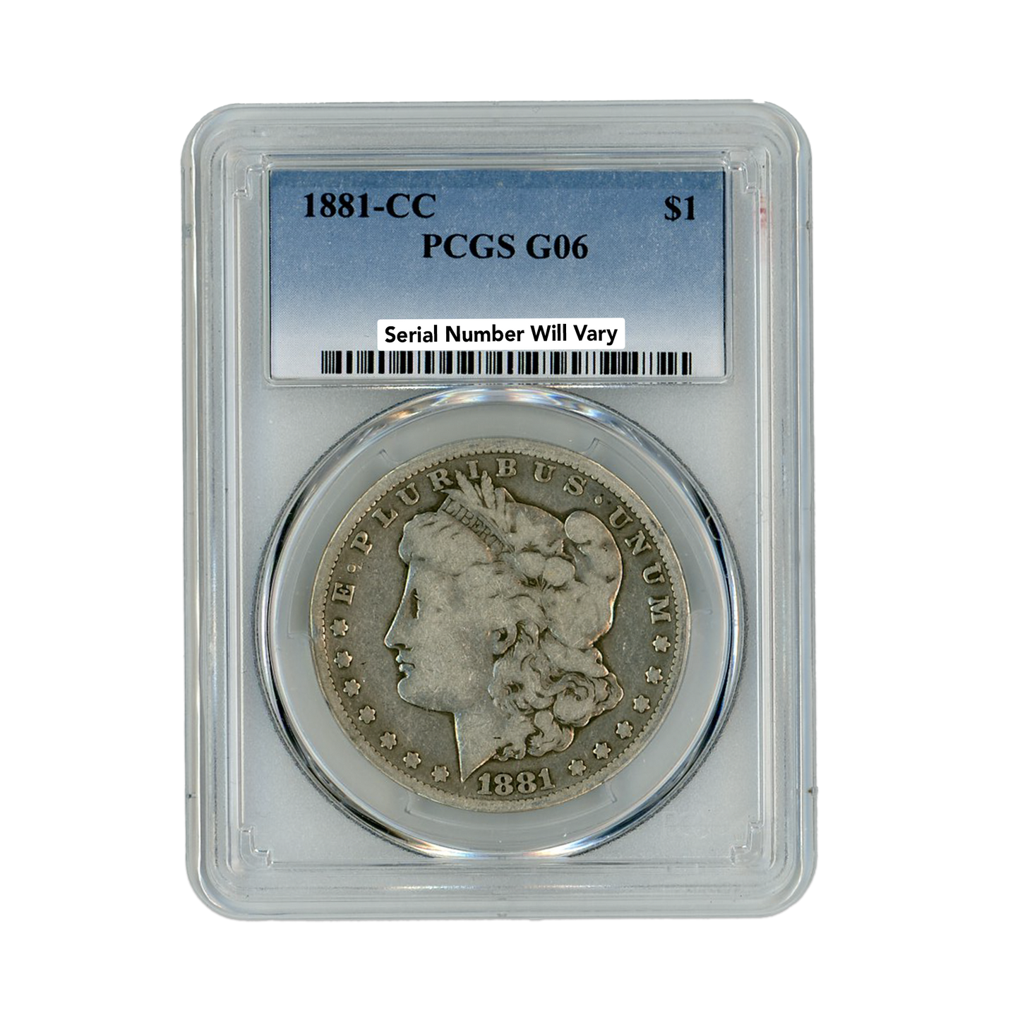 1881-CC Morgan Silver Dollar Carson City PCGS G06