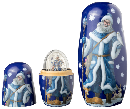 2022 $5 PROOF 1 OZ SILVER "FATHER FROST" MATRYOSHKA DOLL SERIES