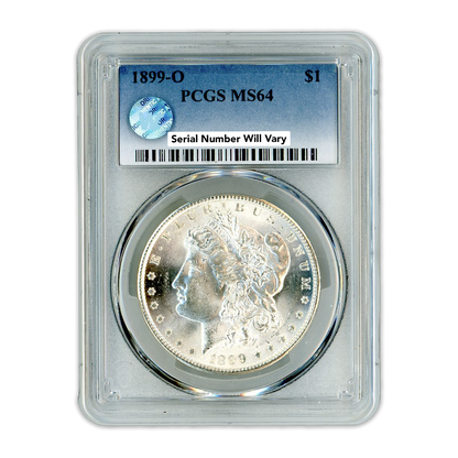 1899-O Morgan Silver Dollar New Orleans - PCGS MS64 Sight White