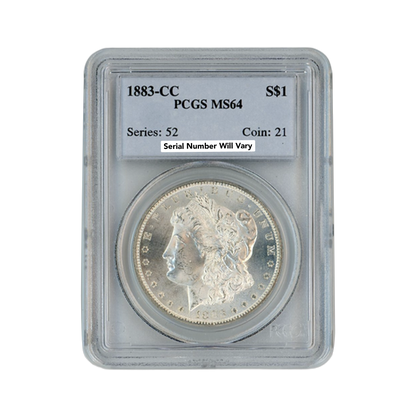 1883-CC Morgan Silver Dollar Carson City - PCGS MS64