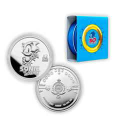 2021 Niue Sonic the Hedgehog - 30th Anniversary - 1 oz Silver