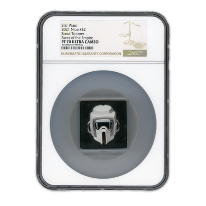 2021 1 oz Scout Trooper Faces of the Empire Silver NGC PF70 Ultra Cameo