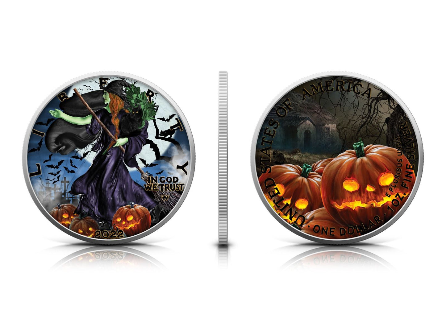 PREORDER: 2022 Halloween Silver Eagle - Icon Mint