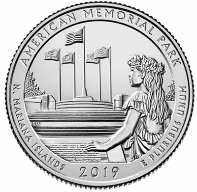 2019 American Memorial West Point Quarter - Brilliant Uncirculated