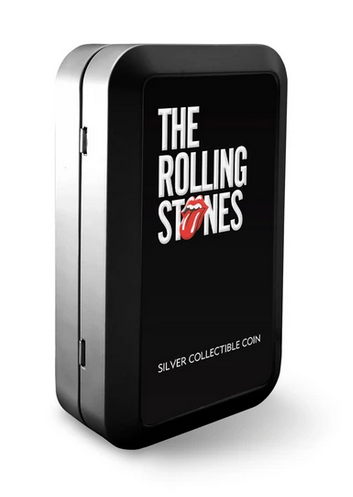 2021 Rolling Stones 10g Silver Tongue Coin & Box