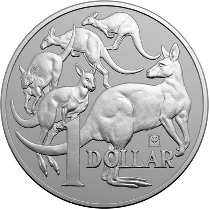 2019 Mob of Roos - 1 Oz Silver - Brilliant Uncirculated